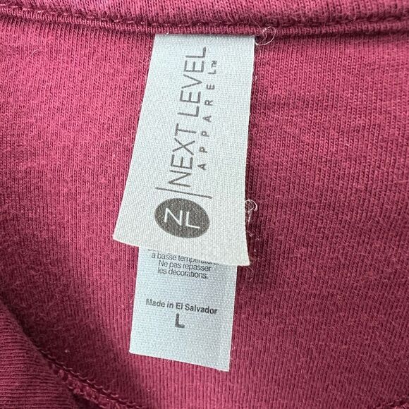 Lazy Dog Rocky Mountains zip up hooded sweatshirt maroon size large unisex - Picture 11 of 15